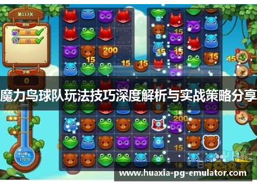 魔力鸟球队玩法技巧深度解析与实战策略分享